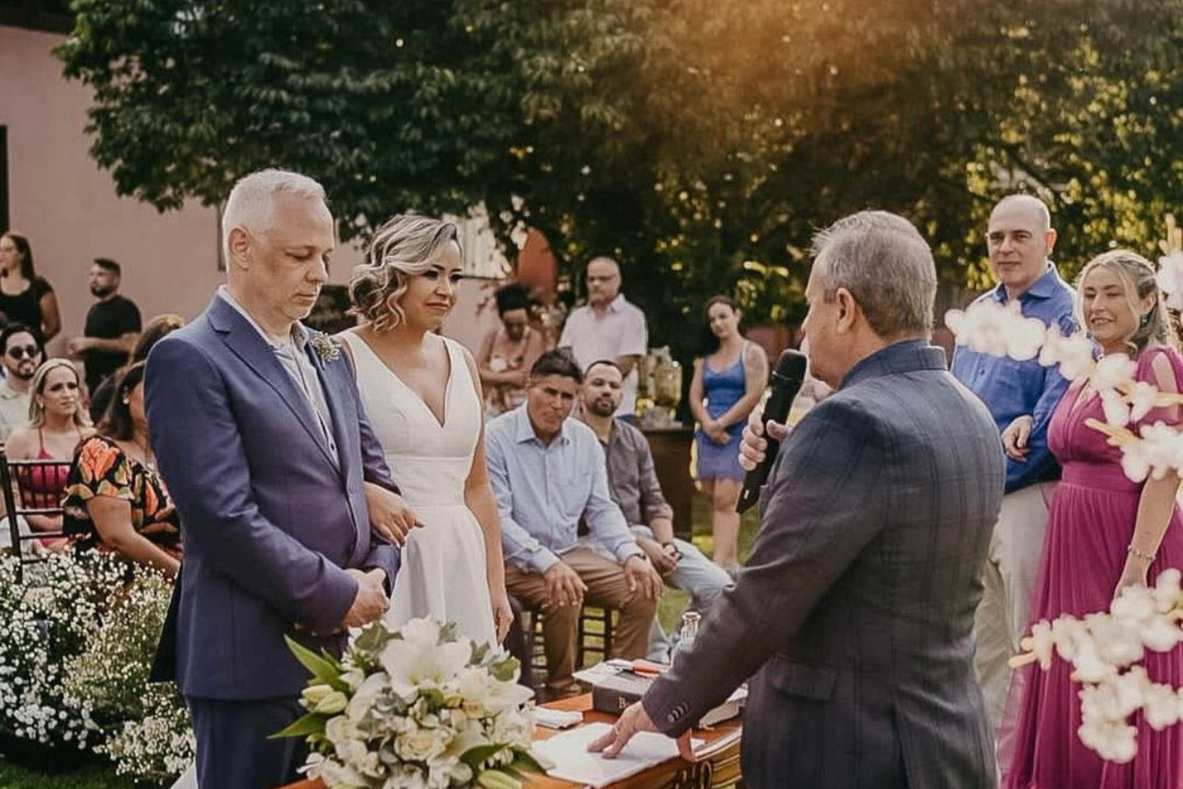 Casamento ao ar livre